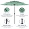 Best Choice Products 10ft 3-Tier Patio Umbrella, Market Sun Shade w/ Tilt Adjustment, Easy Crank